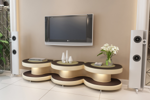 COMODA TV CU LEDURI FUTURO