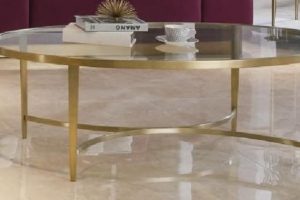 COFFEE TABLE AMBER DIM 140*80*45 CM