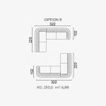 Divano Aspendos - Opzione 9