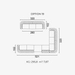 Divano Aspendos - Opzione 19