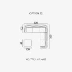 Divano Aspendos - Opzione 22
