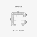 Divano Aspendos - Opzione 23