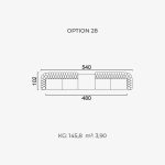 Divano Aspendos - Opzione 28