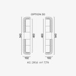 Divano Aspendos - Opzione 30