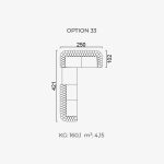 Divano Aspendos - Opzione 33