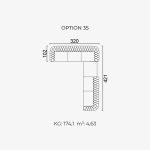 Divano Aspendos - Opzione 35