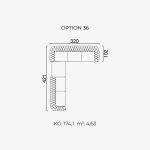 Divano Aspendos - Opzione 36