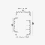 Divano Aspendos - Opzione 38