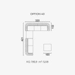 Divano Aspendos - Opzione 40