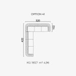 Divano Aspendos - Opzione 41