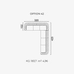 Divano Aspendos - Opzione 42