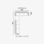 Divano Aspendos - Opzione 43