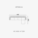 Divano Aspendos - Opzione 44