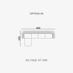 Divano Aspendos - Opzione 45