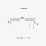 Divano Aspendos - Opzione 46