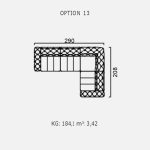 Canapea Bello - Opțiune 13