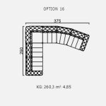 Canapea Bello - Opțiune 16