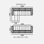 Canapea Bello - Opțiune 24