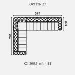 Canapea Bello - Opțiune 27