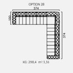Canapea Bello - Opțiune 28