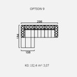 Canapea Bello - Opțiune 9