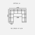 Canapea Brezza - Opțiune 14