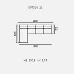 Canapea Brezza - Opțiune 21