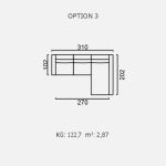 Canapea Brezza - Opțiune 3