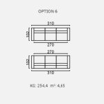 Canapea Brezza - Opțiune 6