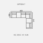 Canapea Brezza - Opțiune 7