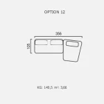 Canapea Finessa - Opțiune 12