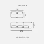 Canapea Finessa - Opțiune 20