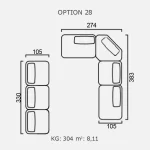 Canapea Finessa - Opțiune 28