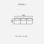 Canapea Finessa - Opțiune 3