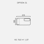 Canapea Finessa - Opțiune 31