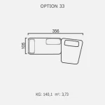 Canapea Finessa - Opțiune 33