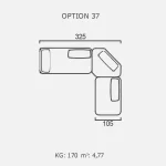 Canapea Finessa - Opțiune 37