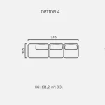 Canapea Finessa - Opțiune 4