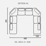 Canapea Finessa - Opțiune 41