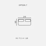 Canapea Finessa - Opțiune 7