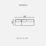 Canapea Finessa - Opțiune 8