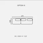 Canapea Finessa - Opțiune 9