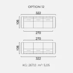 Canapea Goccia - Opțiune 12