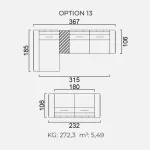 Canapea Goccia - Opțiune 13
