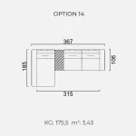 Canapea Goccia - Opțiune 14