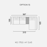 Canapea Goccia - Opțiune 15