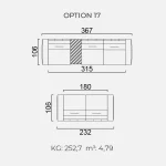 Canapea Goccia - Opțiune 17