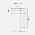 Canapea Goccia - Opțiune 19