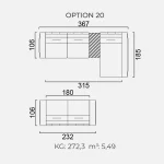Canapea Goccia - Opțiune 20