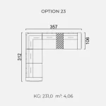 Canapea Goccia - Opțiune 23